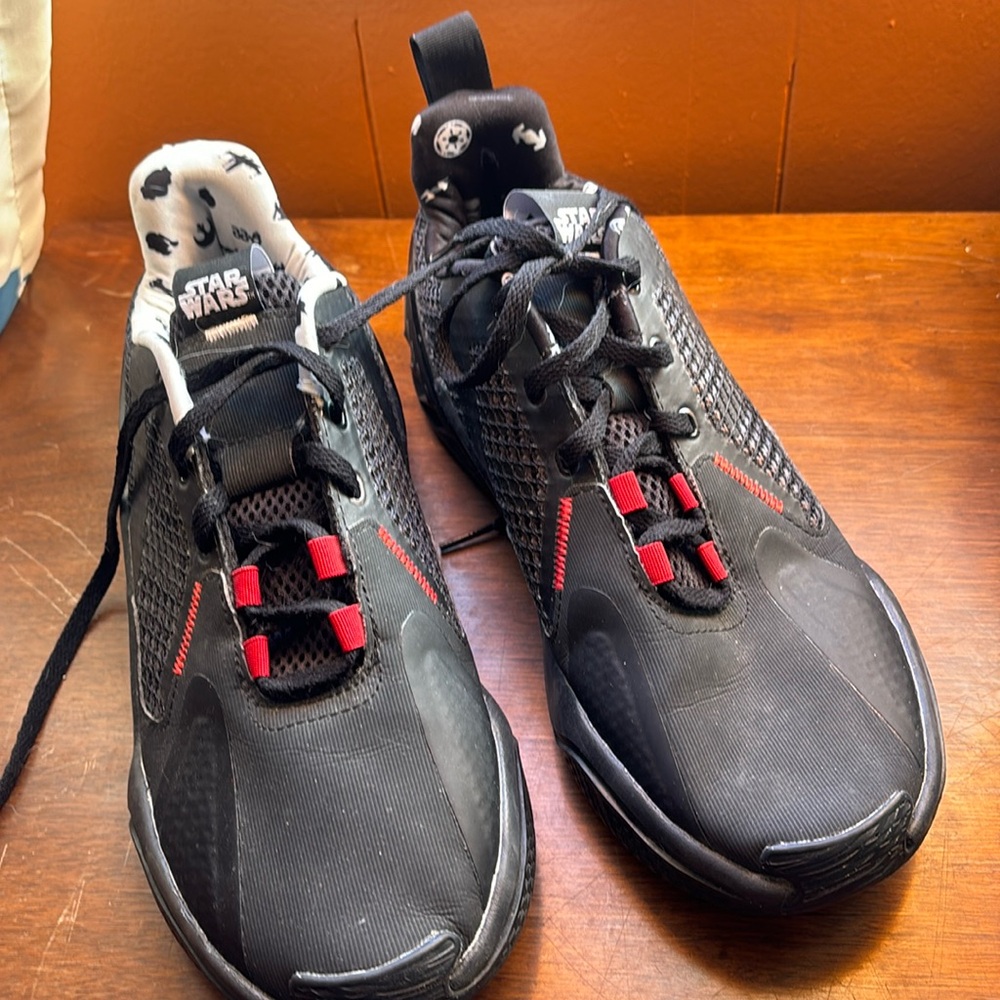 Limited edition adidas Star Wars runners. Worn once, too big. Excellent shape!